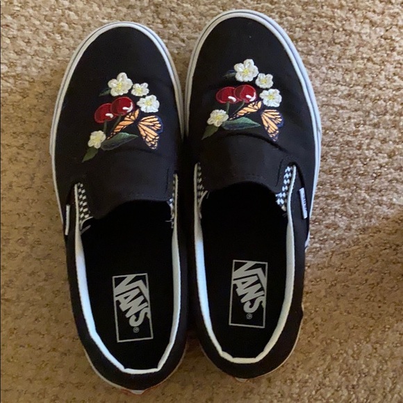 vans butterfly cherry